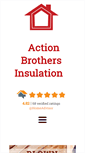Mobile Screenshot of actionbrothersinsulation.com